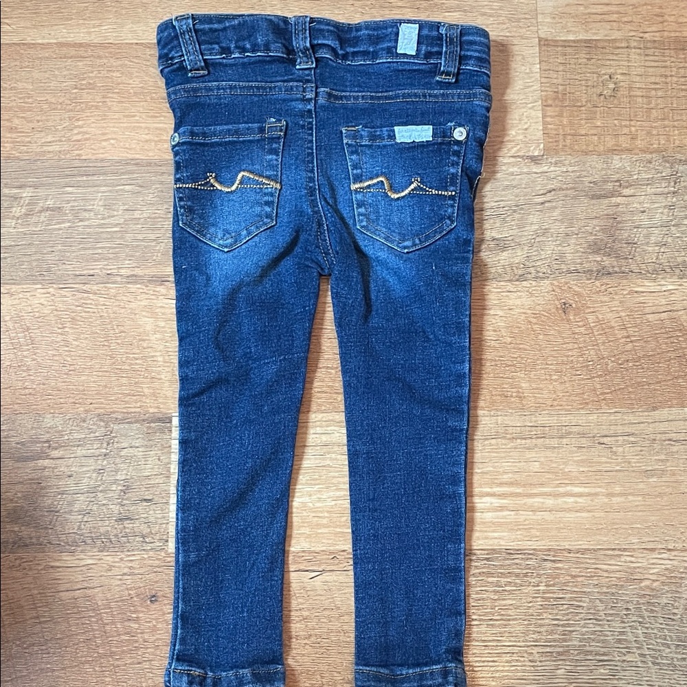 7 for All Mankind 💙 Stylish Blue Denim Jeans Toddler 2T